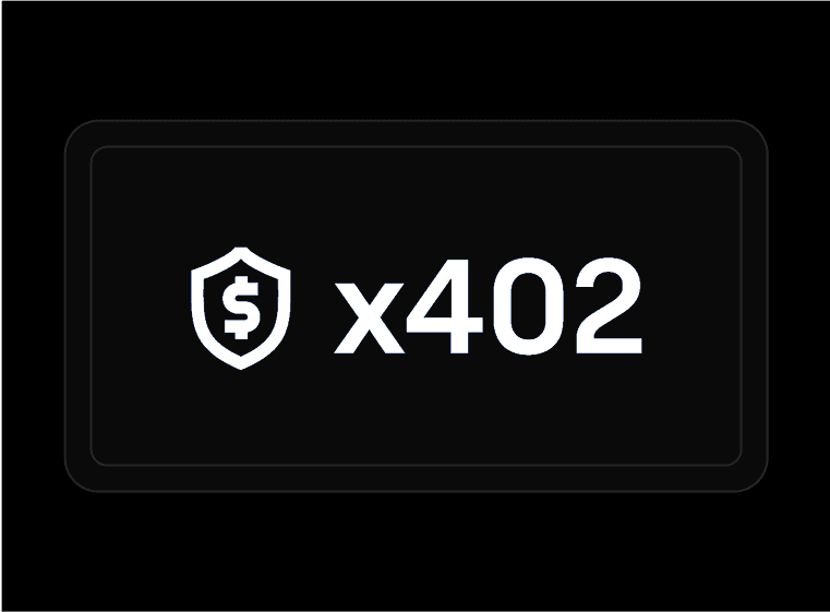x402 protocol contributions project screenshot showing the application interface and features